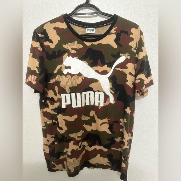 Men’s Camo Puma TShirt - Picture 1 of 6